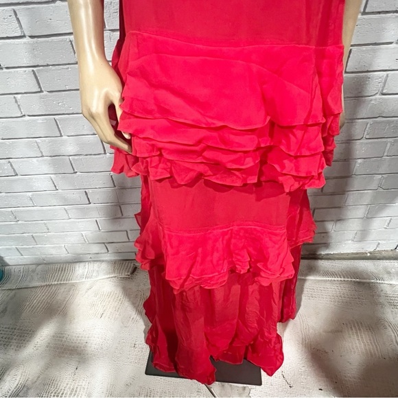 J.Crew Women’s Collection tiered ruffle dress in chiffon - Picture 2 of 10
